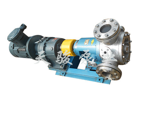 高粘度转子泵中节流阀的流量特性